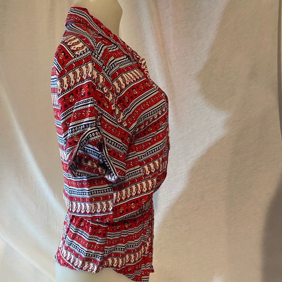 Forever 21 Bandana Button Up Shirt - Picture 2 of 5